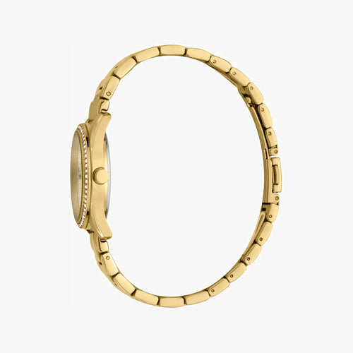 Esprit Women's Gold Stainless Steel Watch, Champagne Dial | ES1L158M0025-1